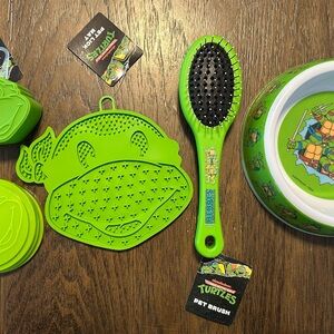 Turtles Green Pet Grooming Set